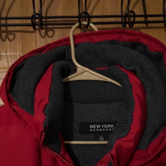 Red Puffer Jacket - Picture 3 of 6